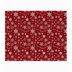 Merry Christmas Pattern Small Glasses Cloth (2-side) by Nexatart