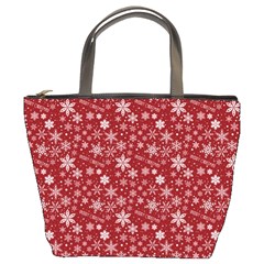 Merry Christmas Pattern Bucket Bags by Nexatart