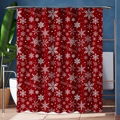 Merry Christmas Pattern Shower Curtain 60  X 72  (medium)  by Nexatart