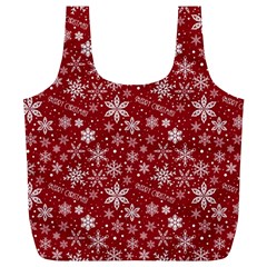 Merry Christmas Pattern Full Print Recycle Bags (l)  by Nexatart