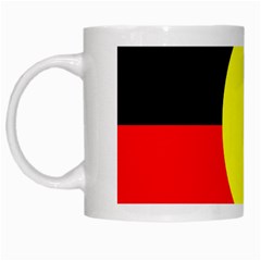 Flag Of Australian Aborigines White Mugs by Nexatart