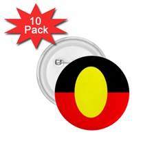 Flag Of Australian Aborigines 1 75  Buttons (10 Pack) by Nexatart