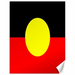 Flag Of Australian Aborigines Canvas 12  X 16   by Nexatart