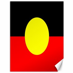 Flag Of Australian Aborigines Canvas 36  X 48   by Nexatart