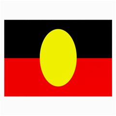 Flag Of Australian Aborigines Large Glasses Cloth (2-side) by Nexatart