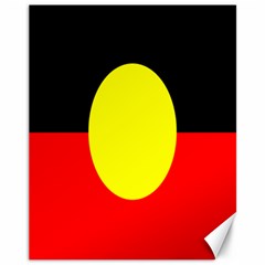 Flag Of Australian Aborigines Canvas 11  X 14  