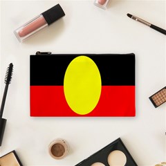 Flag Of Australian Aborigines Cosmetic Bag (small)  by Nexatart