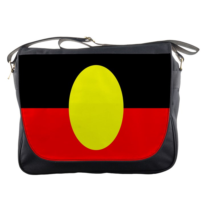 Flag Of Australian Aborigines Messenger Bags