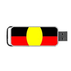 Flag Of Australian Aborigines Portable Usb Flash (one Side) by Nexatart