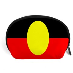 Flag Of Australian Aborigines Accessory Pouches (large)  by Nexatart