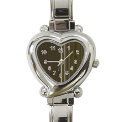 Lines Heart Italian Charm Watch by ValentinaDesign