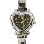 Lines Heart Italian Charm Watch Front