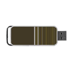 Lines Portable Usb Flash (one Side) by ValentinaDesign