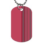 Lines Dog Tag (One Side) Front