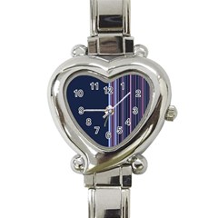 Lines Heart Italian Charm Watch by ValentinaDesign