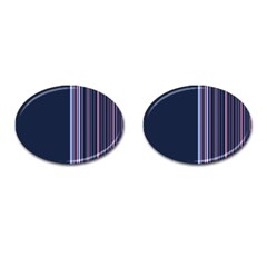 Lines Cufflinks (oval) by ValentinaDesign