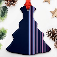 Lines Christmas Tree Ornament (two Sides) by ValentinaDesign