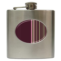 Lines Hip Flask (6 Oz) by ValentinaDesign