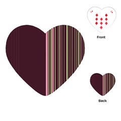 Lines Playing Cards (heart)  by ValentinaDesign