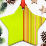 Lines Star Ornament (Two Sides) Front