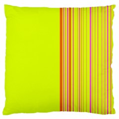 Lines Large Cushion Case (two Sides) by ValentinaDesign