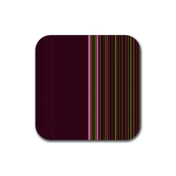 Lines Rubber Coaster (Square) 