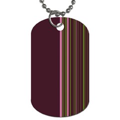 Lines Dog Tag (one Side) by ValentinaDesign