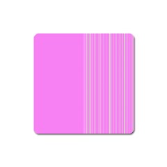 Lines Square Magnet by ValentinaDesign