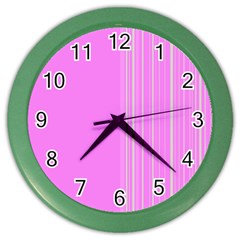 Lines Color Wall Clocks by ValentinaDesign