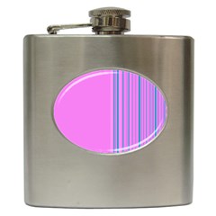 Lines Hip Flask (6 Oz) by ValentinaDesign