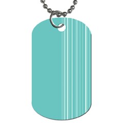 Lines Dog Tag (one Side) by ValentinaDesign