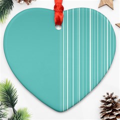 Lines Heart Ornament (two Sides) by ValentinaDesign