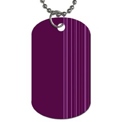 Lines Dog Tag (two Sides) by ValentinaDesign