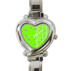 Lines Heart Italian Charm Watch by ValentinaDesign