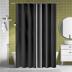 Lines Shower Curtain 48  X 72  (small)  by ValentinaDesign