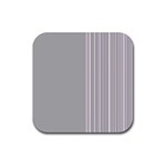 Lines Rubber Coaster (Square)  Front