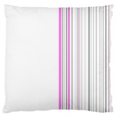 Lines Large Cushion Case (one Side) by ValentinaDesign