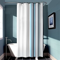 Lines Shower Curtain 36  X 72  (stall)  by ValentinaDesign