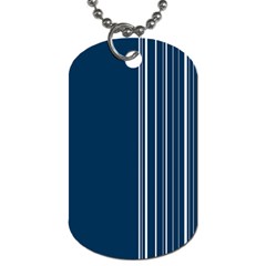 Lines Dog Tag (two Sides) by ValentinaDesign