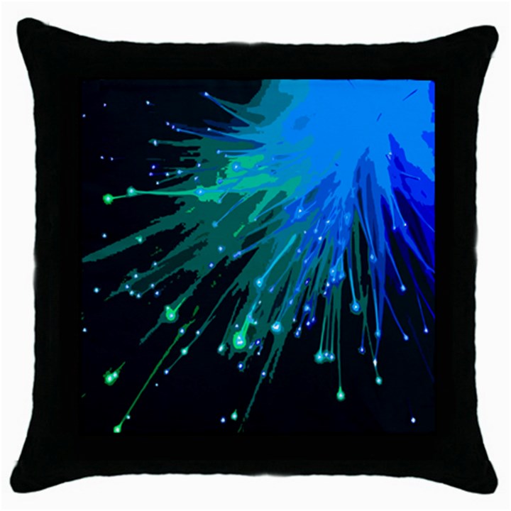 Big bang Throw Pillow Case (Black)