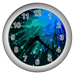 Big bang Wall Clocks (Silver) 