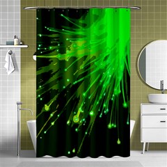 Big Bang Shower Curtain 48  X 72  (small)  by ValentinaDesign