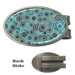 Abstract Aquatic Dream Money Clips (oval)  by Ivana