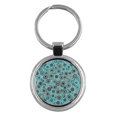 Abstract Aquatic Dream Key Chains (round) 