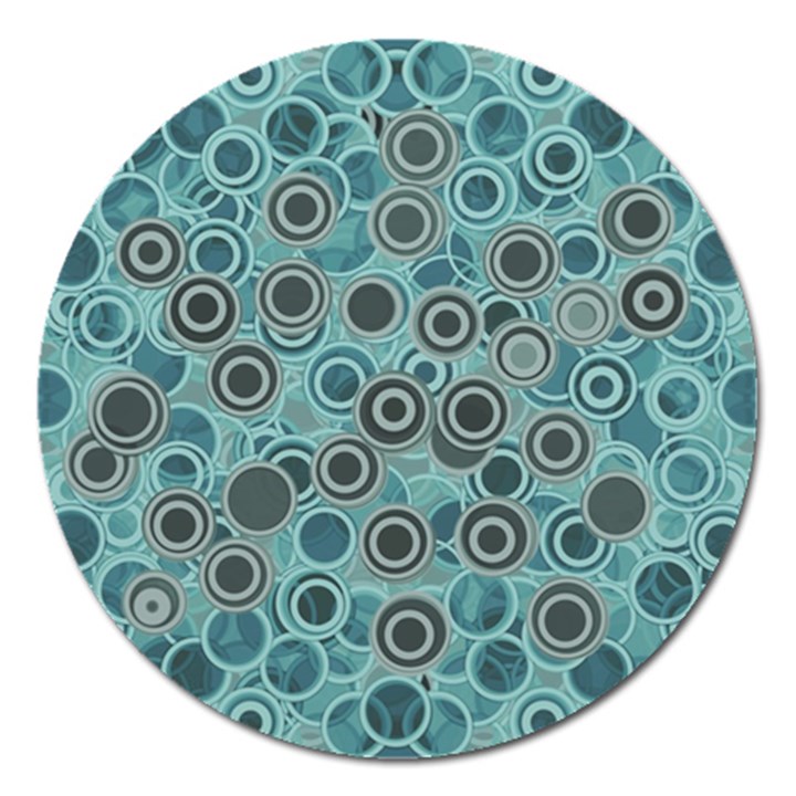 Abstract Aquatic Dream Magnet 5  (Round)