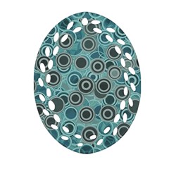 Abstract Aquatic Dream Ornament (oval Filigree)