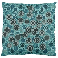 Abstract Aquatic Dream Large Cushion Case (two Sides) by Ivana