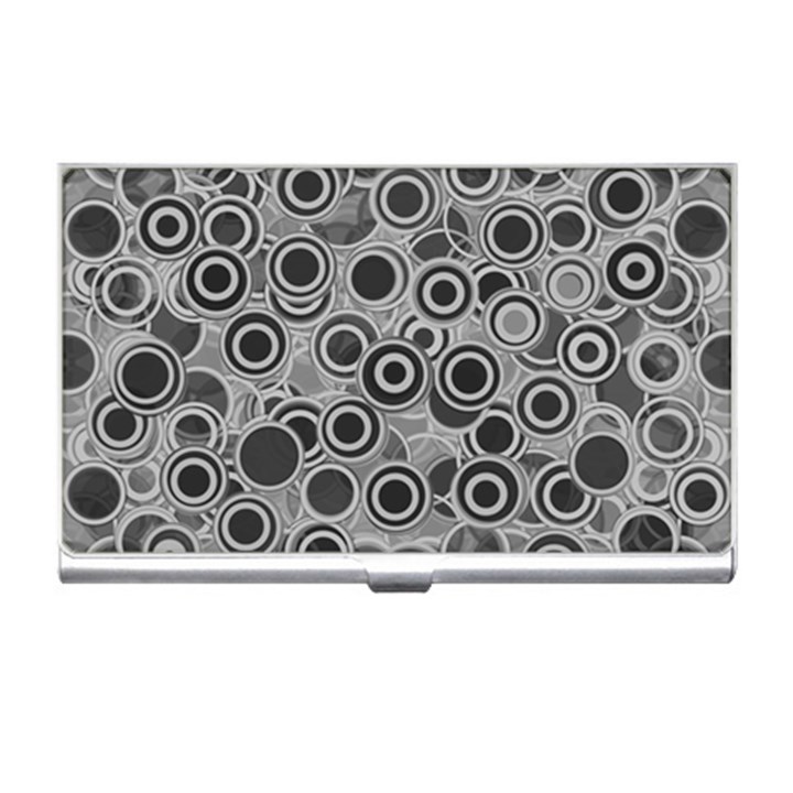 Abstract Grey End Of Day Business Card Holders