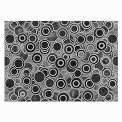 Abstract Grey End Of Day Large Glasses Cloth (2-side) by Ivana