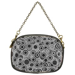 Abstract Grey End Of Day Chain Purses (one Side)  by Ivana